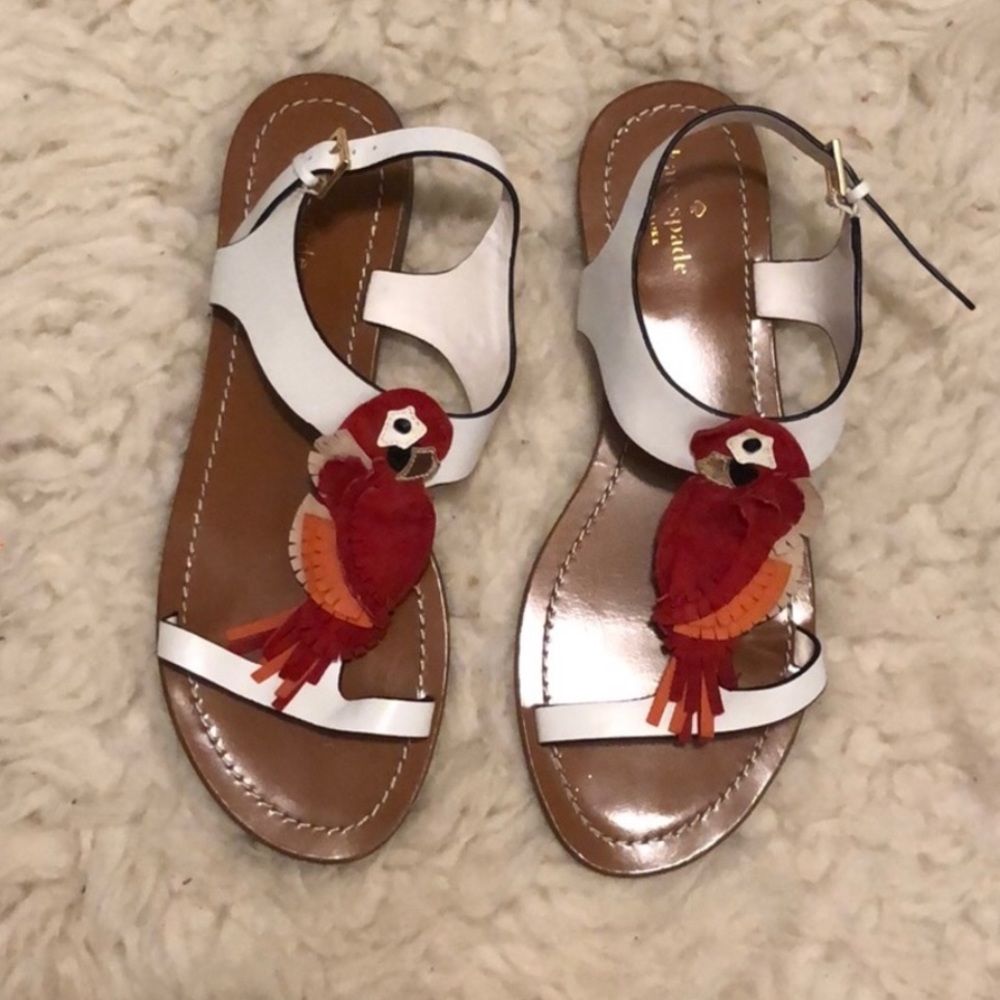 AUTHENTIC KATE SPADE PARROT SANDELS